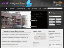 Tablet Screenshot of condolivingroyaloak.com